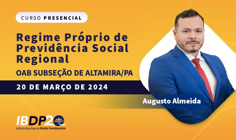 RPPS REGIONAL – Presencial em Altamira/PA