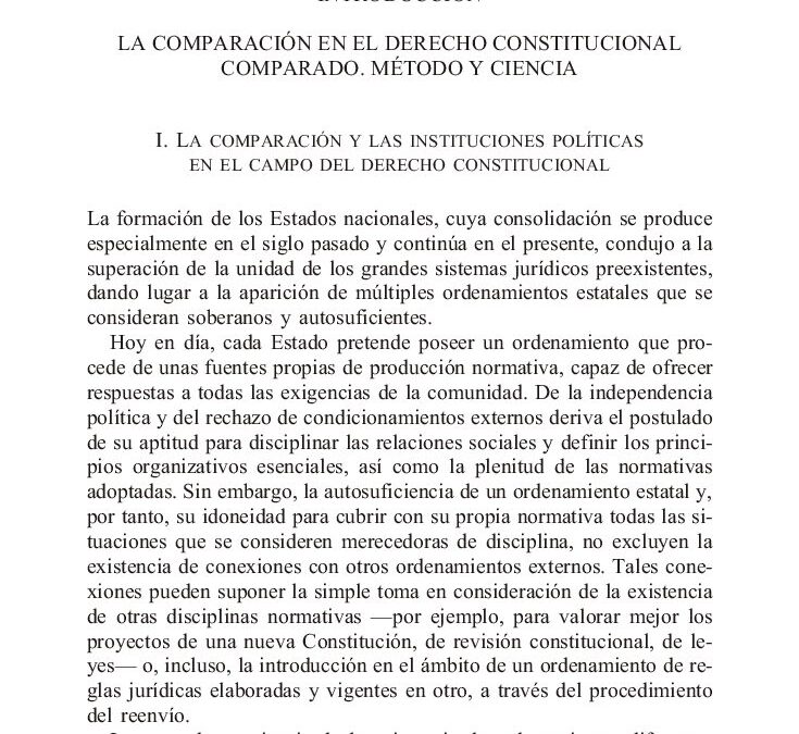 05 – Derecho Constitucional Comparado – Giuseppe de Vergottini