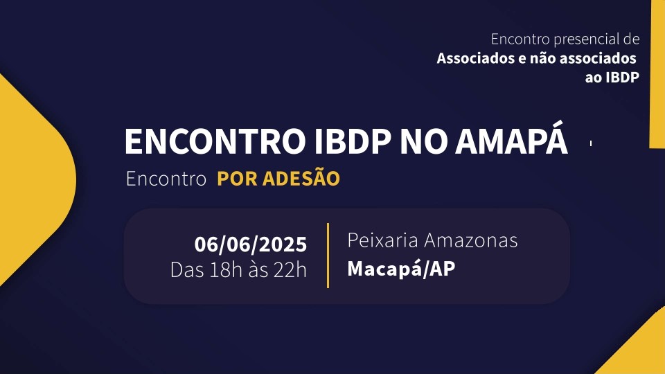ENCONTRO IBDP NO AMAPÁ – Presencial em Macapá