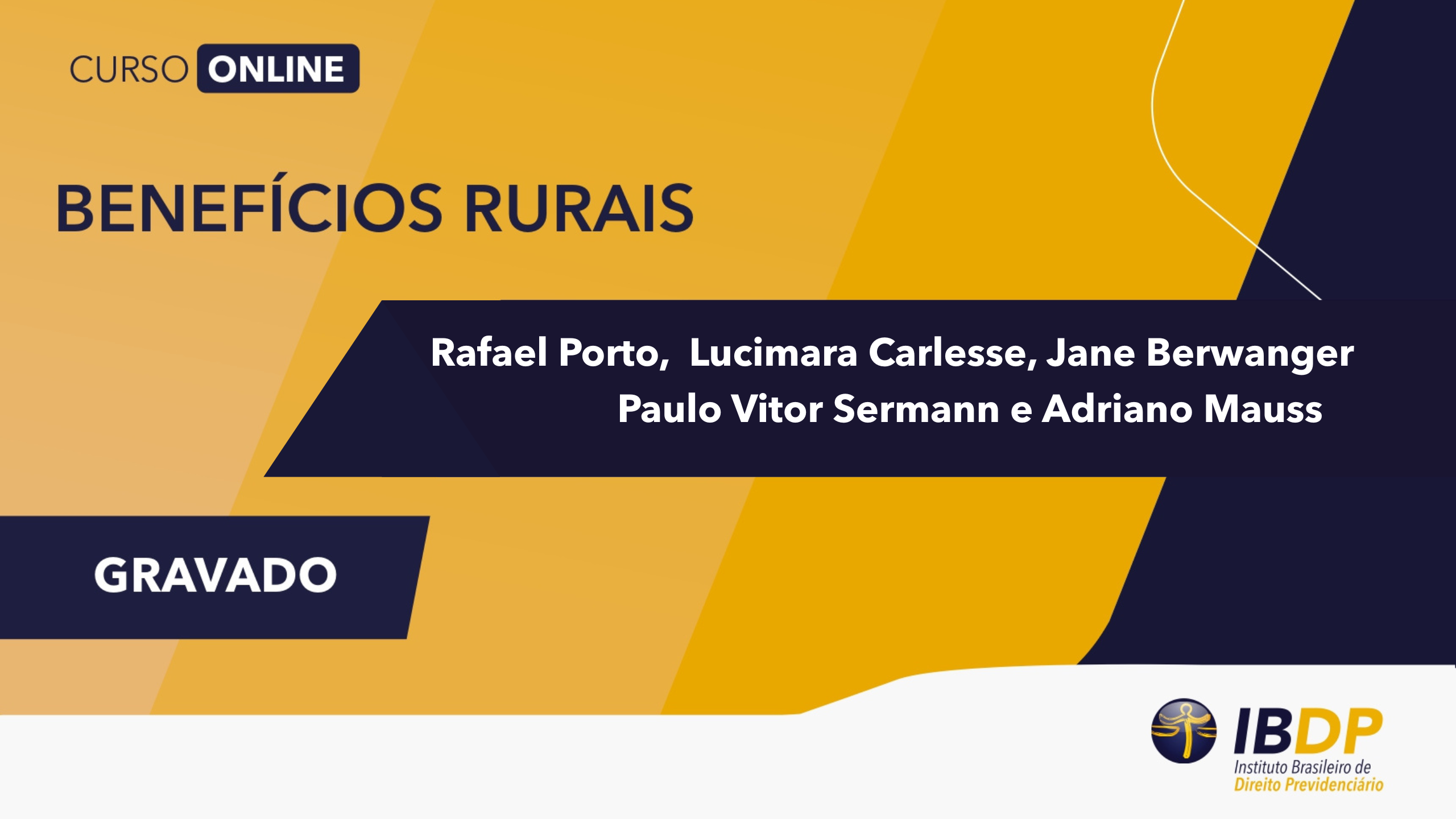 Curso Online – Benefícios Rurais